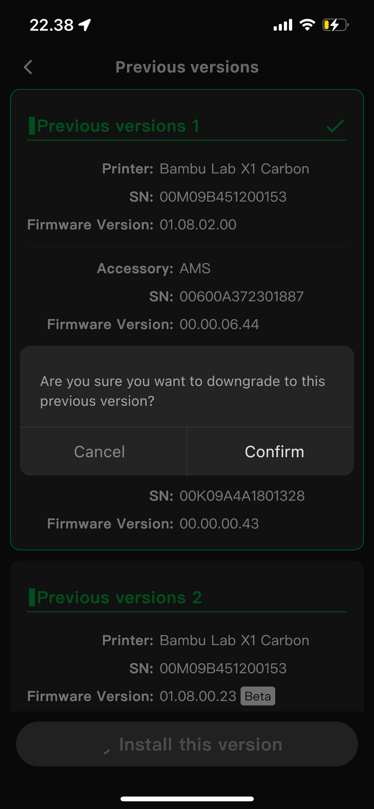 Click confirm