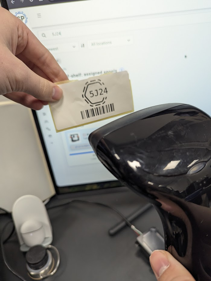 USB barcode scanner
