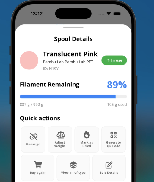 Assigning from the mobile app